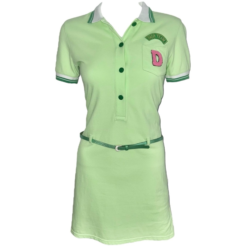 AUTH VTG Christian Dior Sport Golf Polo Tennis Dress